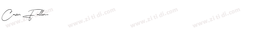 Cawin Fallen字体转换